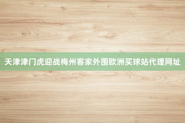 天津津門虎迎戰梅州客家外圍歐洲買球站代理網址