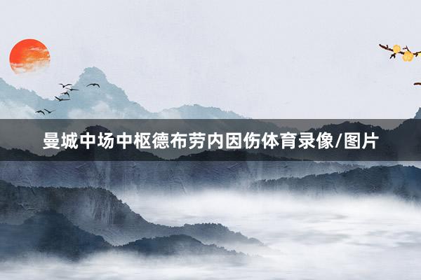 曼城中場中樞德布勞內因傷體育錄像/圖片