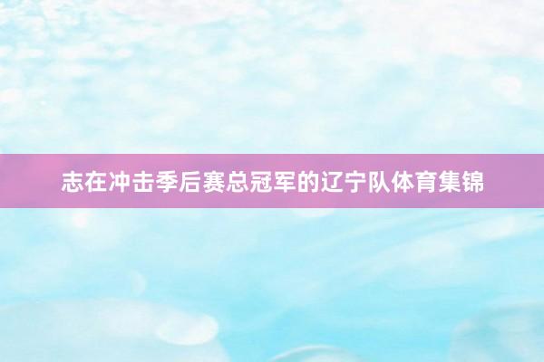 志在沖擊季后賽總冠軍的遼寧隊體育集錦