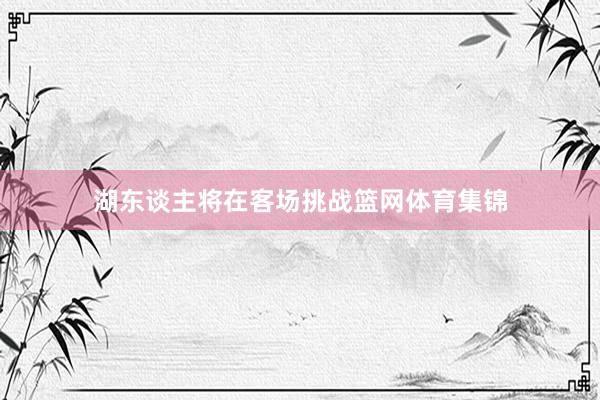 湖東談主將在客場挑戰籃網體育集錦